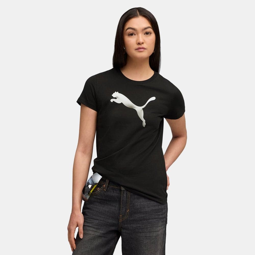 Women's Graphic Gradient Cotton T-Shirt - Image 1