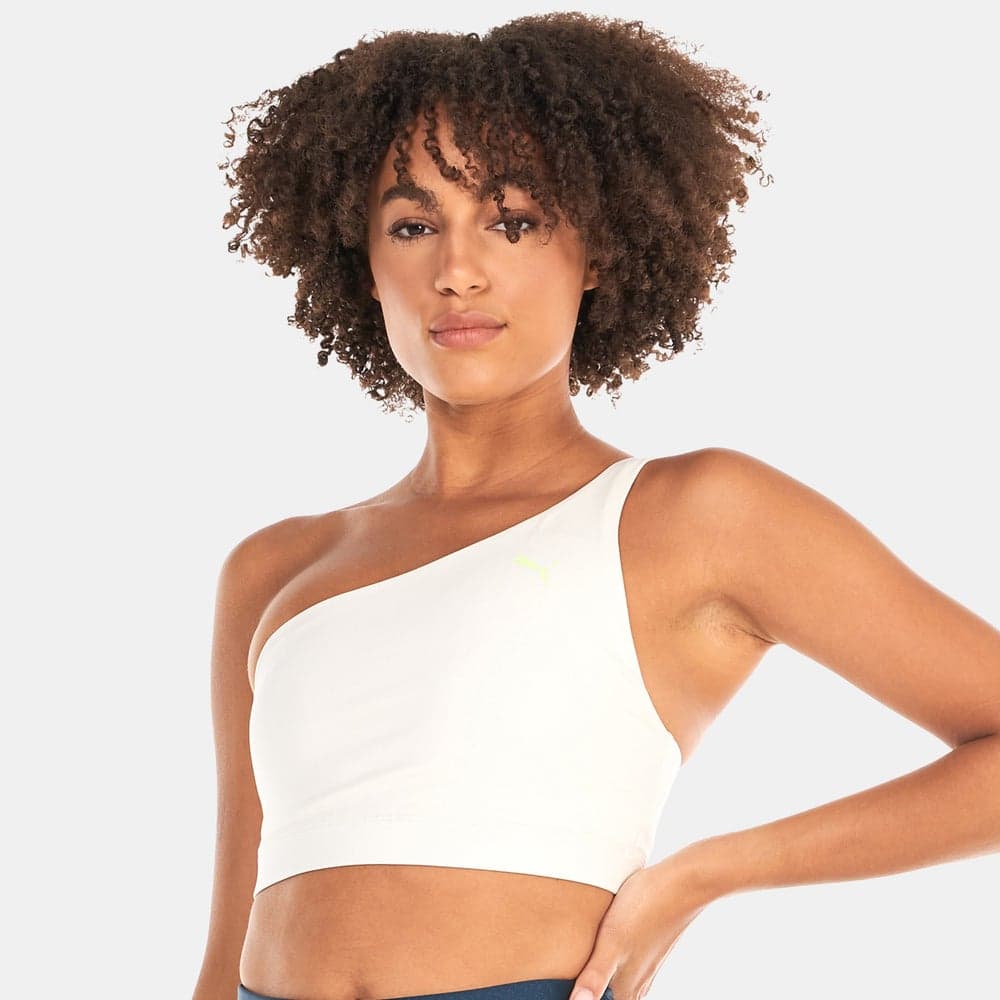 Women's Mid Impact One-Shoulder Sports Bra - Image 1