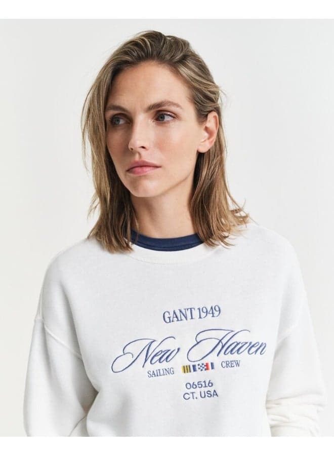Gant Graphic C-Neck Women’s Sweatshirt - Image 1