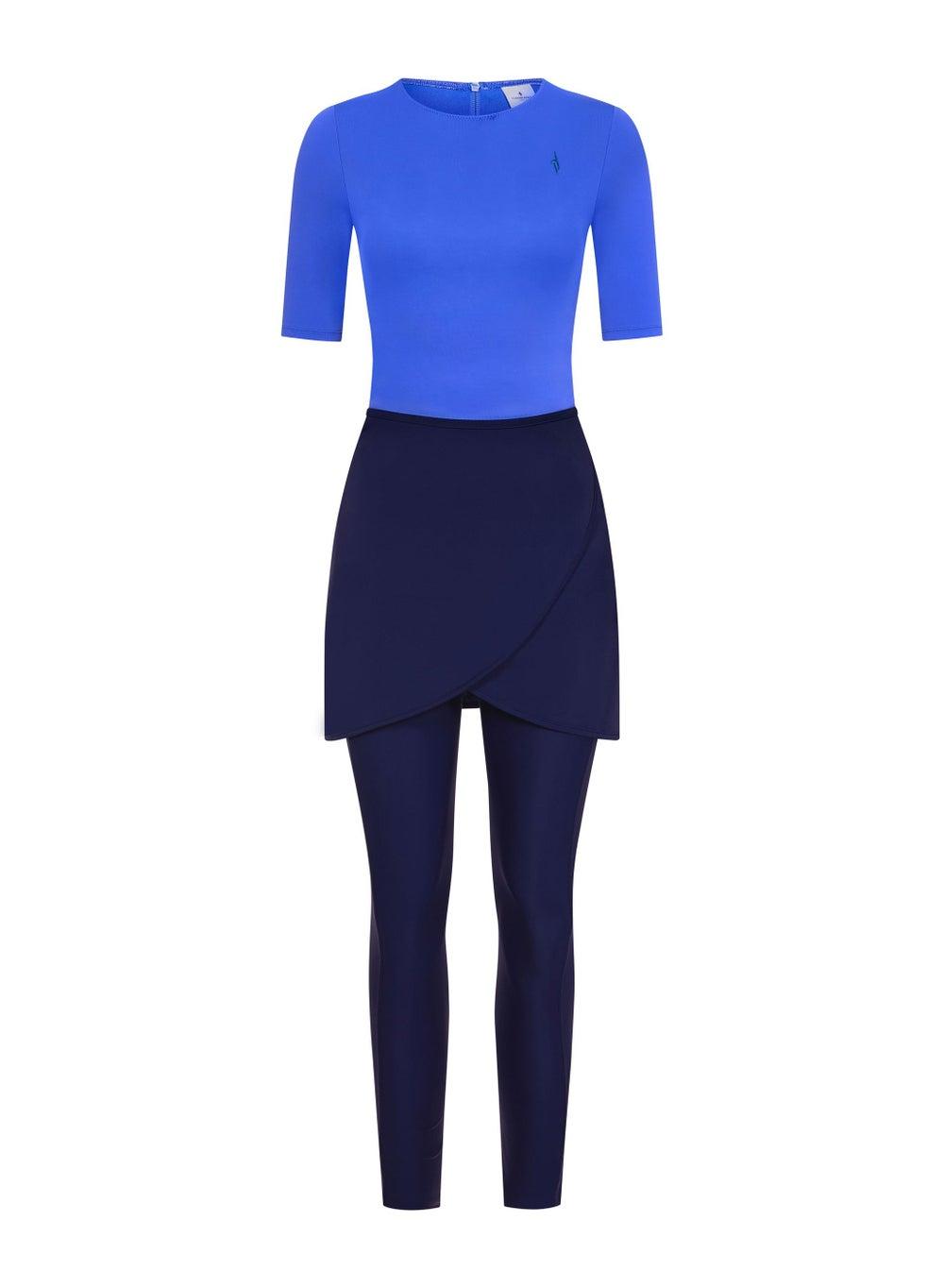 Naomi Full Set Blue Modest Swimwear Set - Image 1