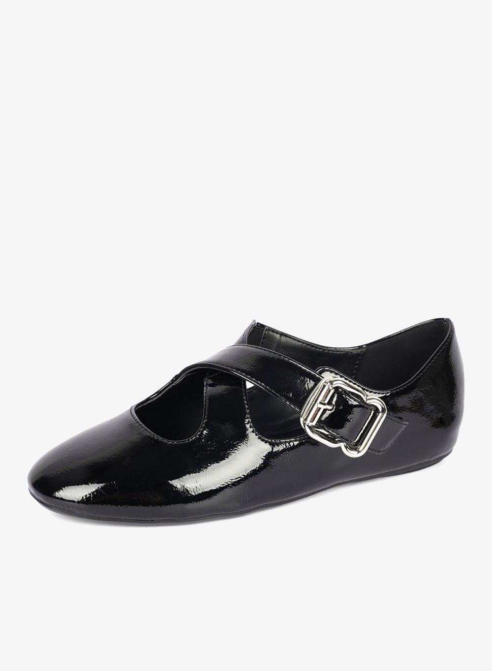 Women's Classic Mary Jane Cross-Strap Flats - Image 1