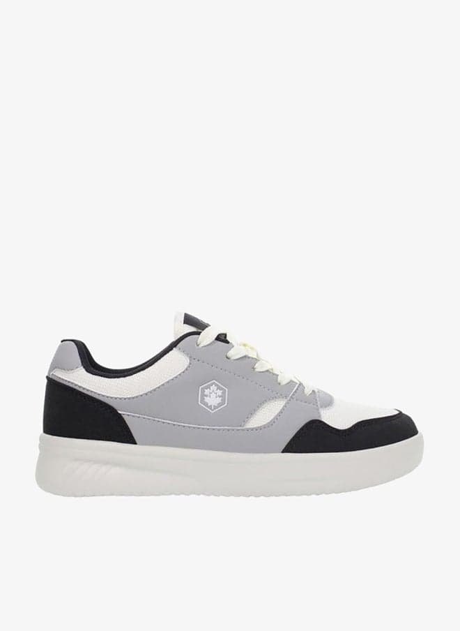 Women FINIAN Panelled Lace-Up Low-Top Sneakers - Image 1