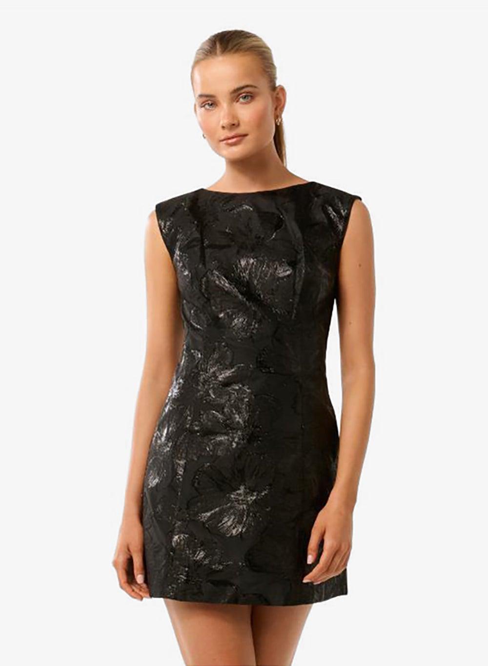 Evan Jacquard Short Sleeve Mini Dress - Image 1