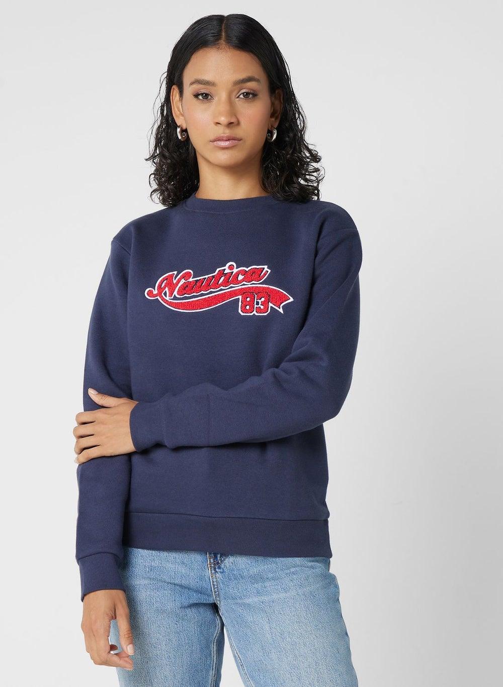 Graphic Crew Neck Sweatshirt for Everyday Casual Wear - Image 1