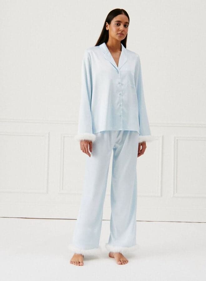 Satin Trousers for Women - Image 1