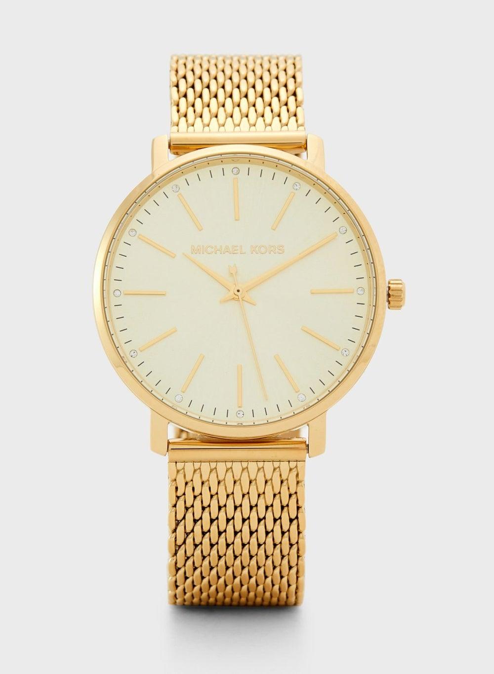 Classic Mesh Strap Analog Watch with 38 mm Case - Image 1