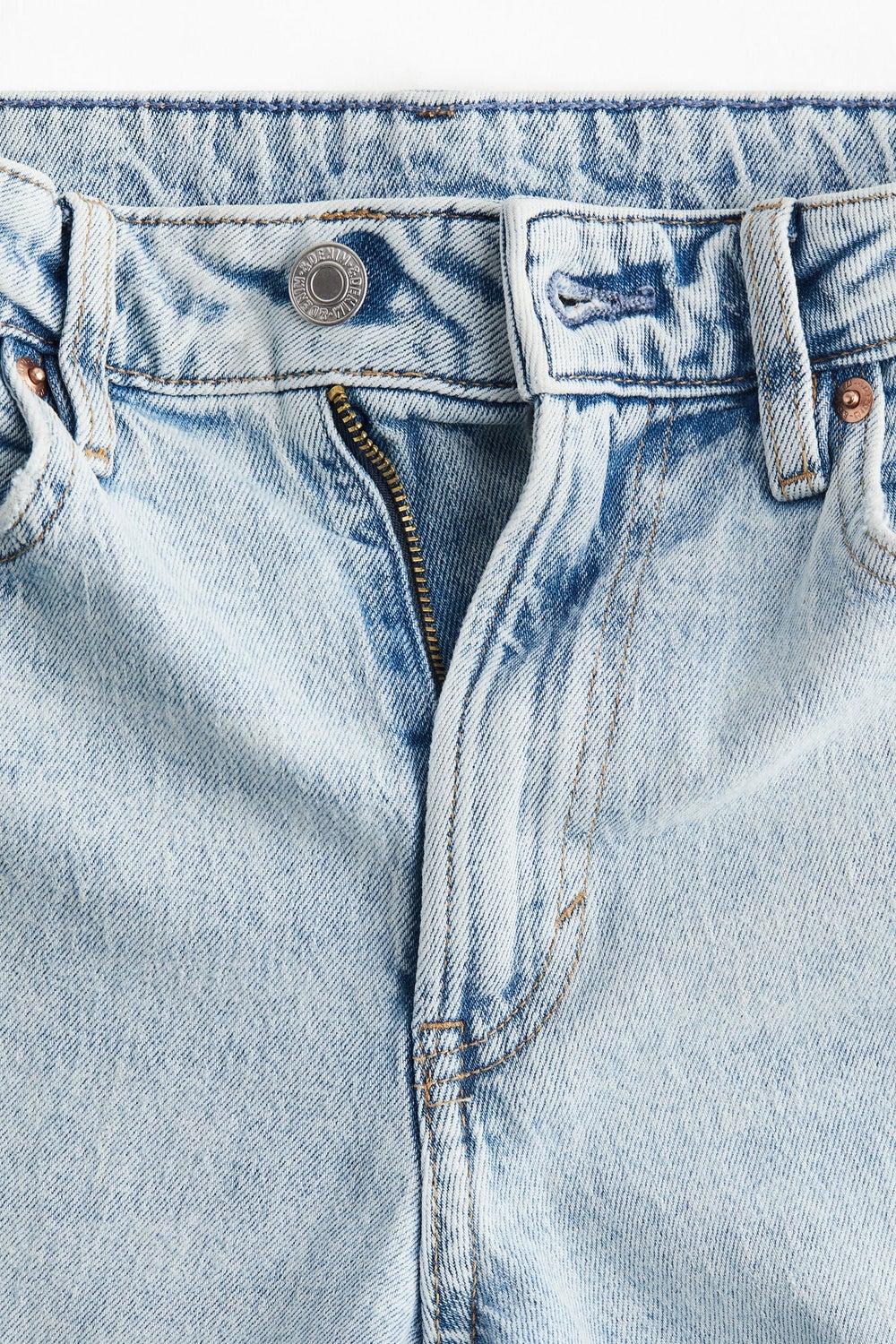 Slim Straight High Ankle Jeans - Image 1