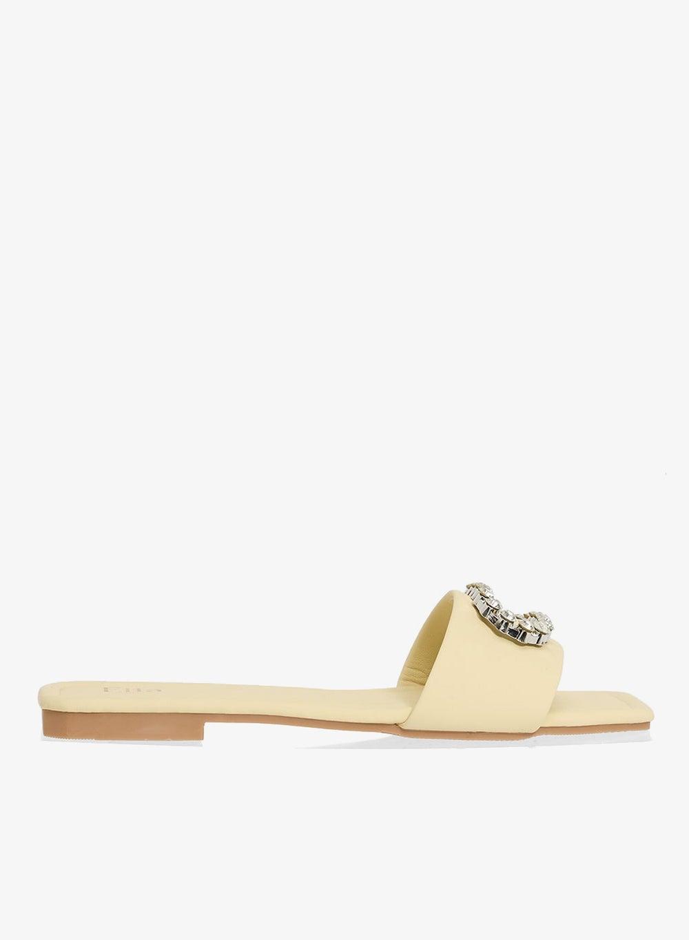 Diamante Flat Sandal - Image 1