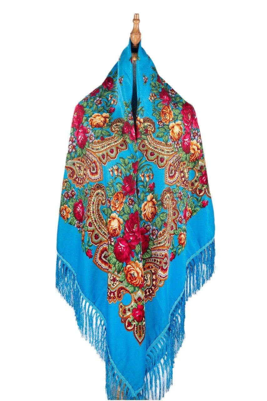 Mariya Women's Cotton Tassel Shawl - Image 1