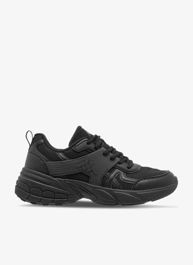 Women's Panelled Lace-Up Low-Top Sports Shoes - Image 1