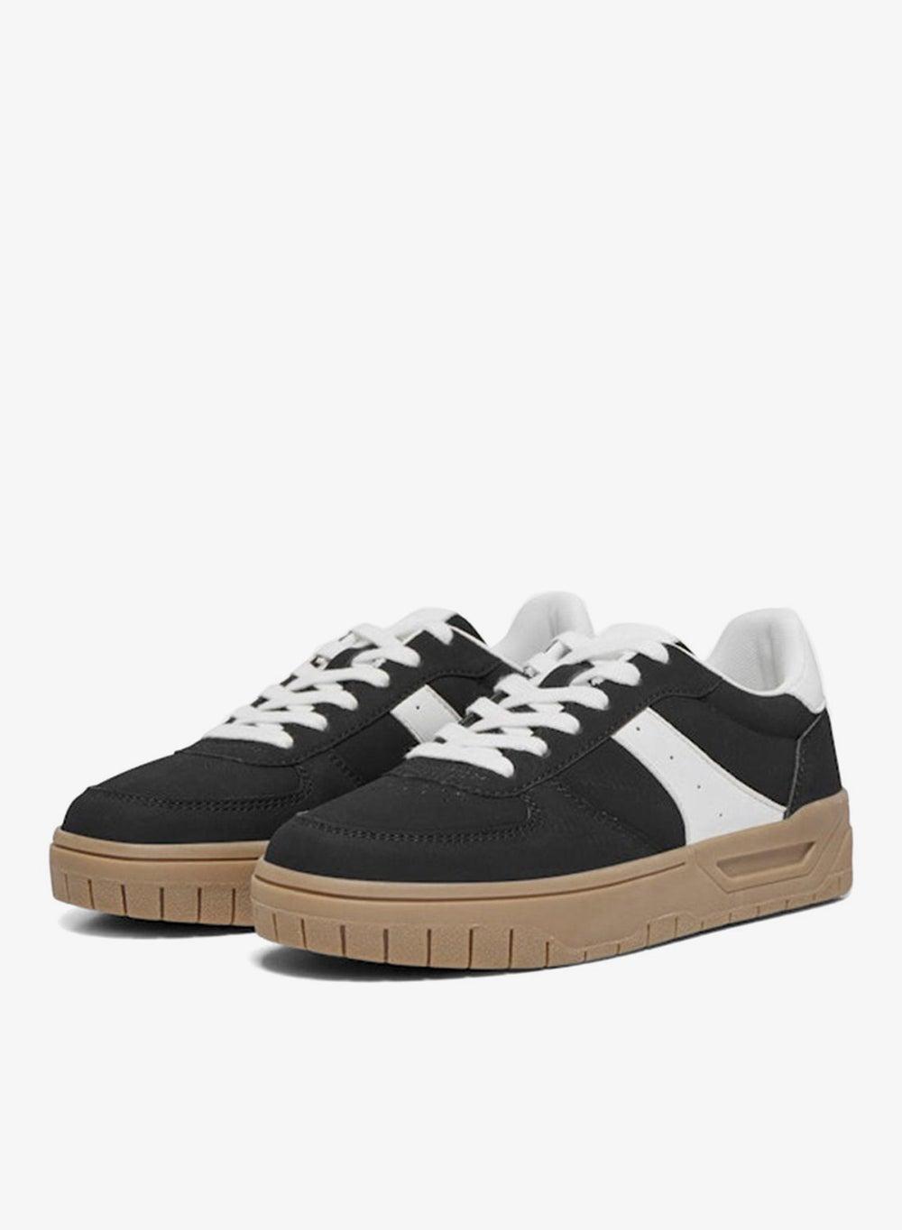 Onldansal Low Top Black and White Sneakers - Image 1
