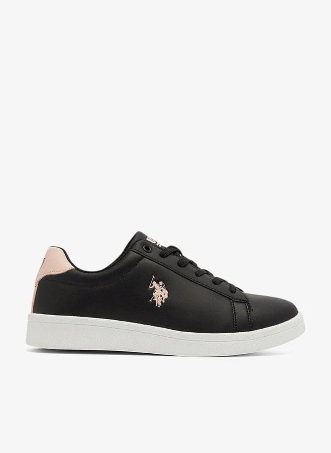 Women's Black Low-Top Sneakers for Everyday Wear - Image 1