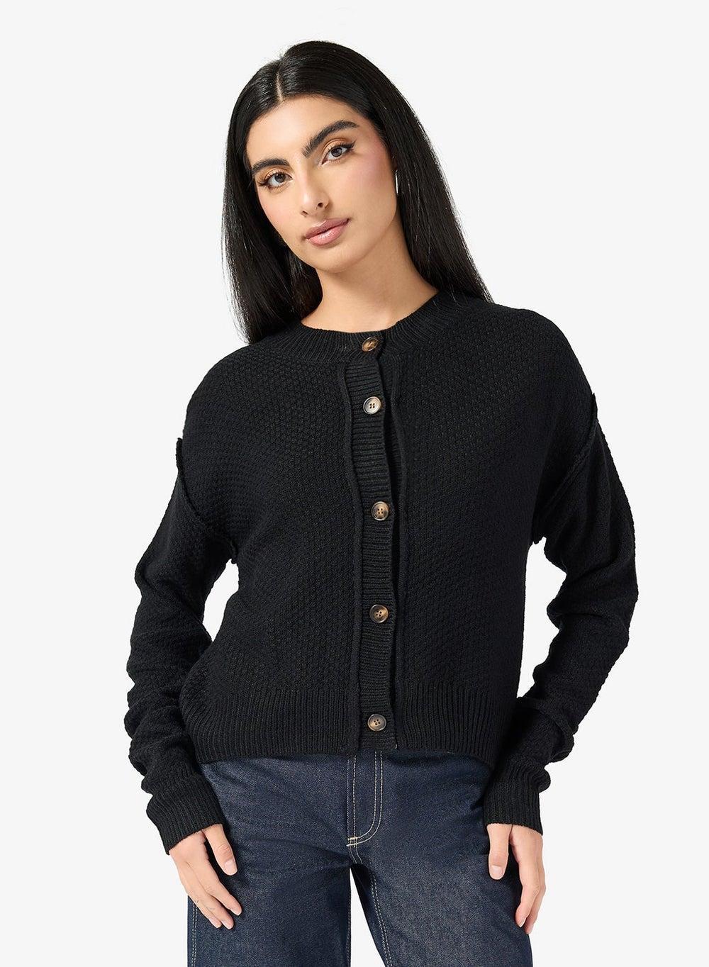 Button Down Knit Cardigan - Image 1