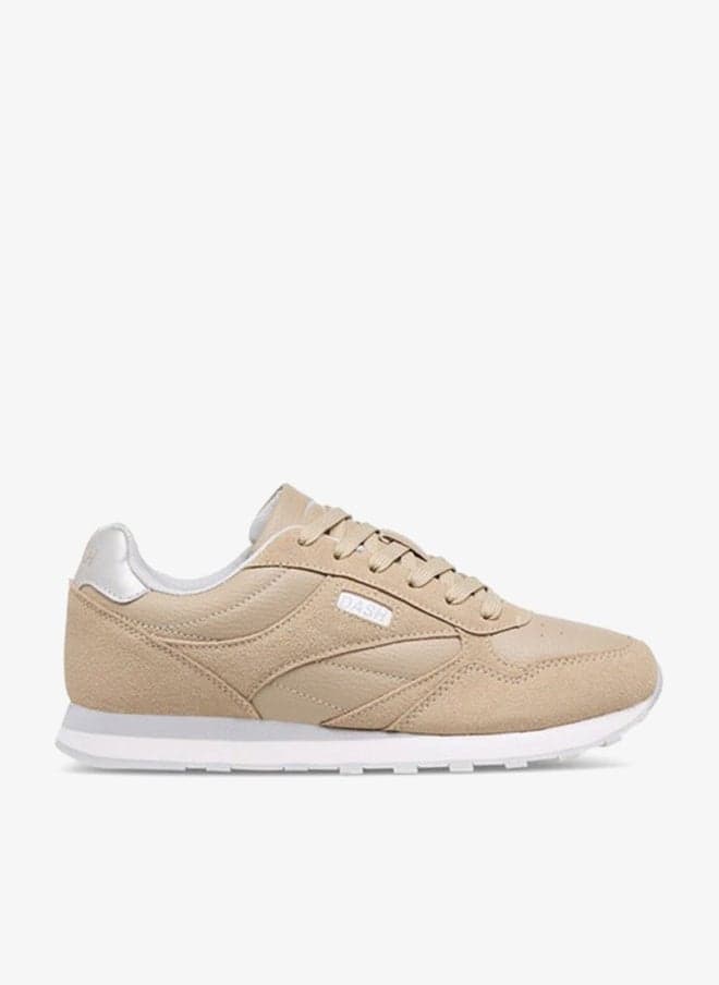 Women Panelled Lace-Up Sneakers for Everyday Comfort - Image 1
