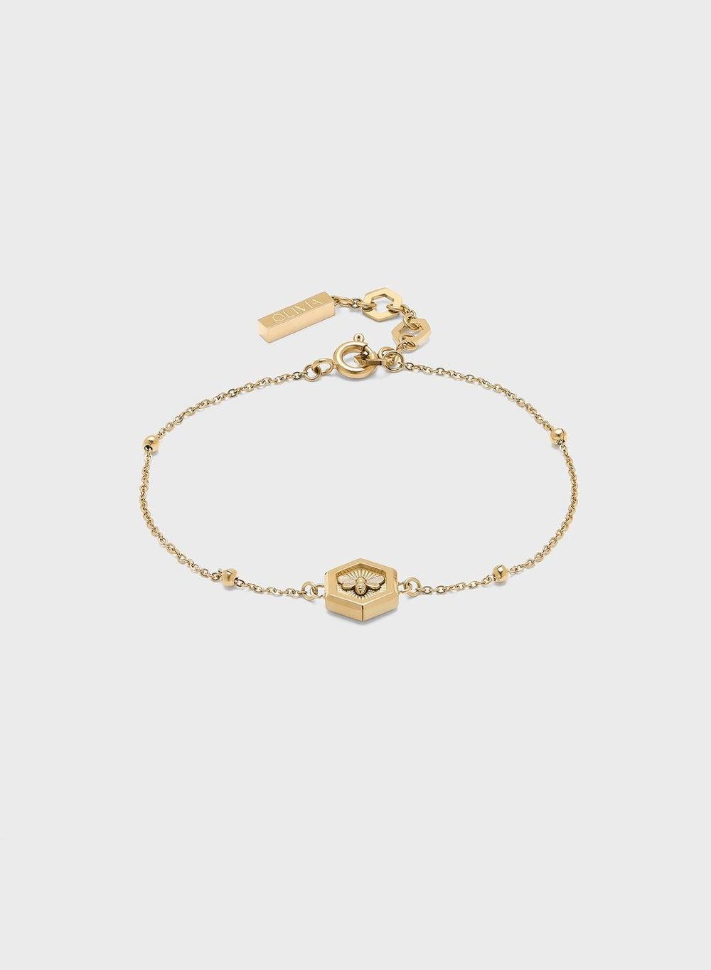 Minima Bee Collection Yellow Gold Charm Bracelet 24100100 - Image 1