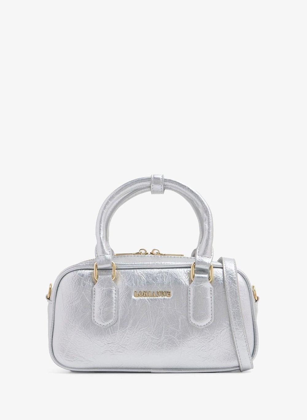 Adeera Silver Mini Top Handle Shoulder Bag LRPWH1H011 - Image 1
