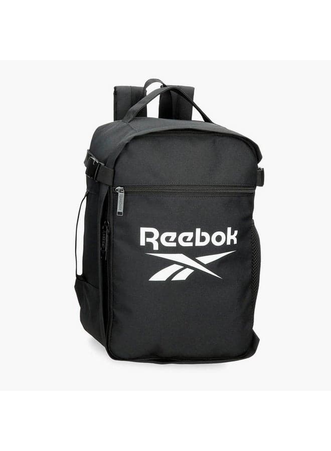 Logo Print School Backpack 38x19x43 cm with Adjustable Straps - Image 1