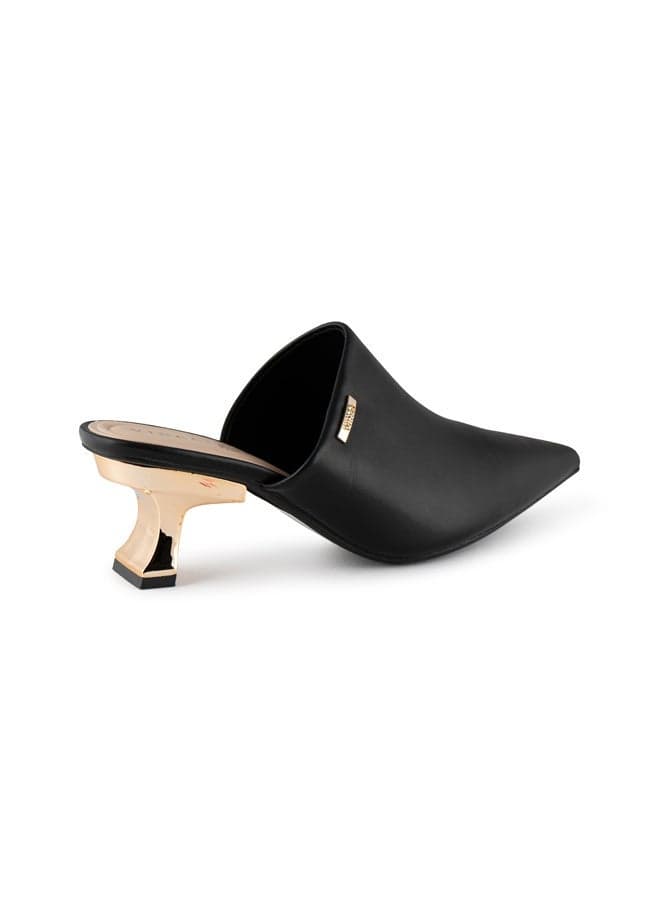 Women Pointed Toe Mid Heel Sandals - Image 1