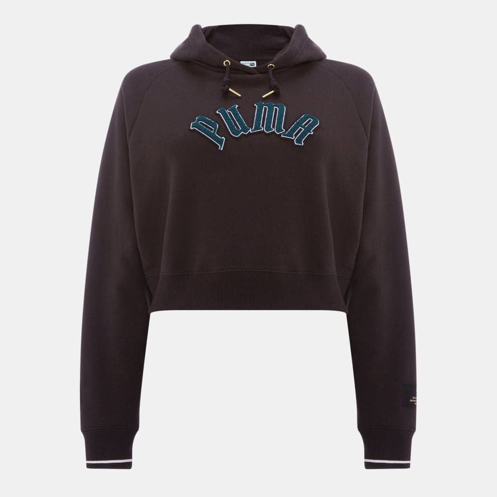 PUMA Women's CLASSICS PLAY LOUD Cropped Hoodie - Image 1