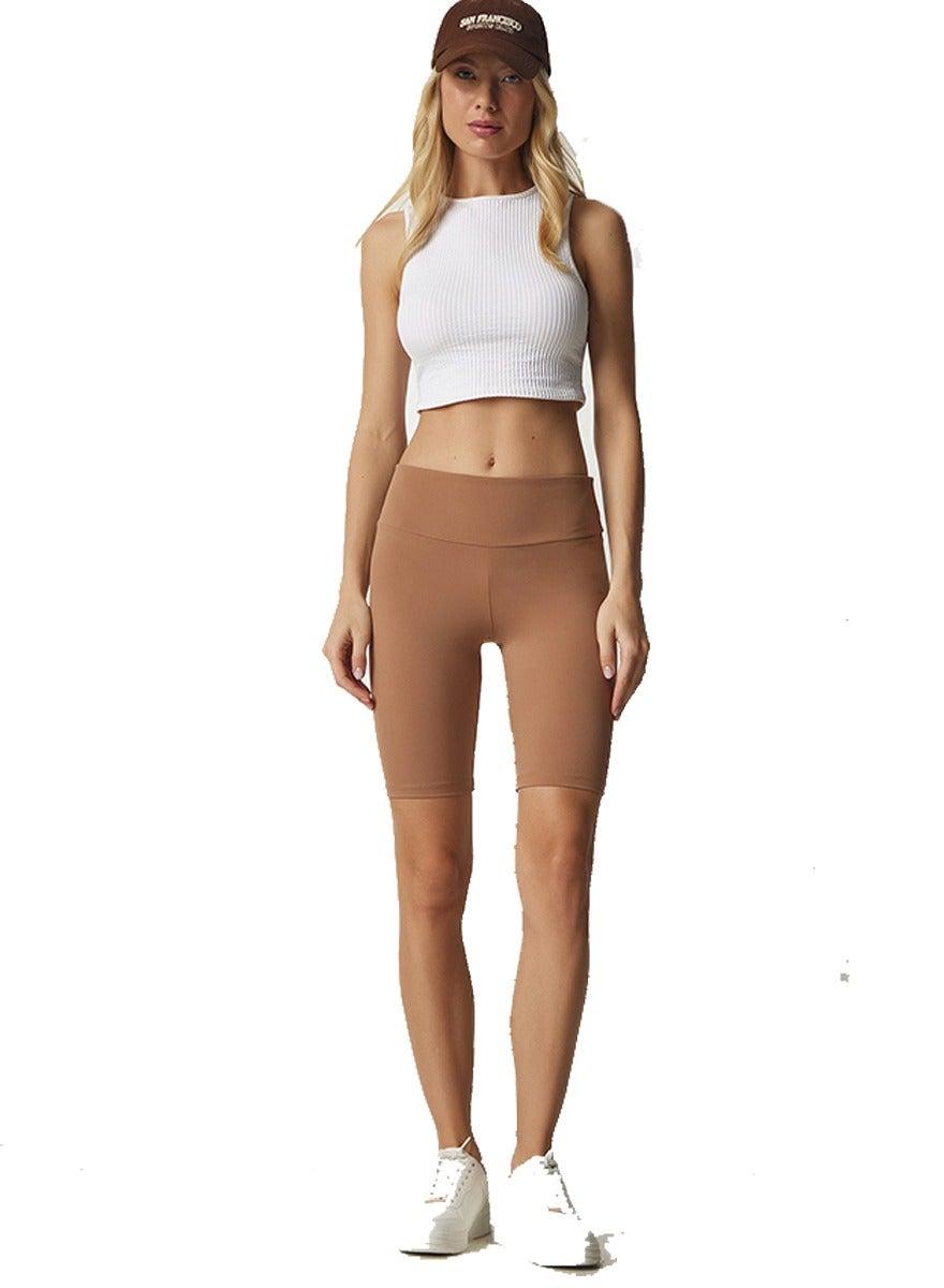 Caprisious High Waist Biker Shorts for Women - Image 1