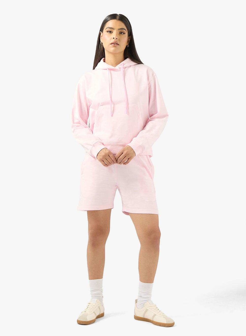 Women's Crew Neck Fleece Sweatshirt and Short Set - Image 1