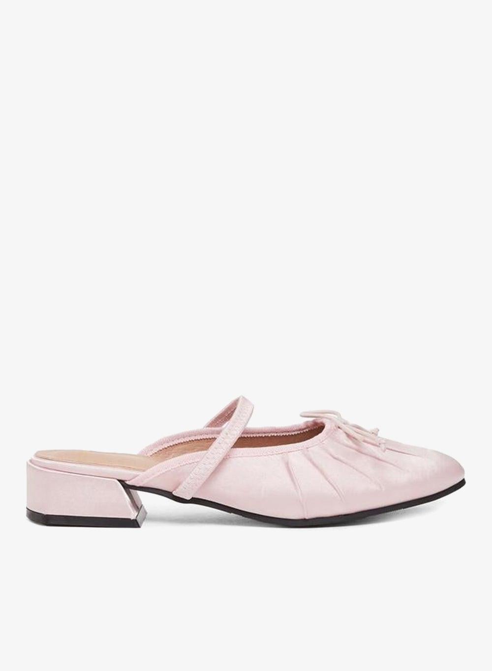 Bow Detail Almond Toe Mules - Image 1