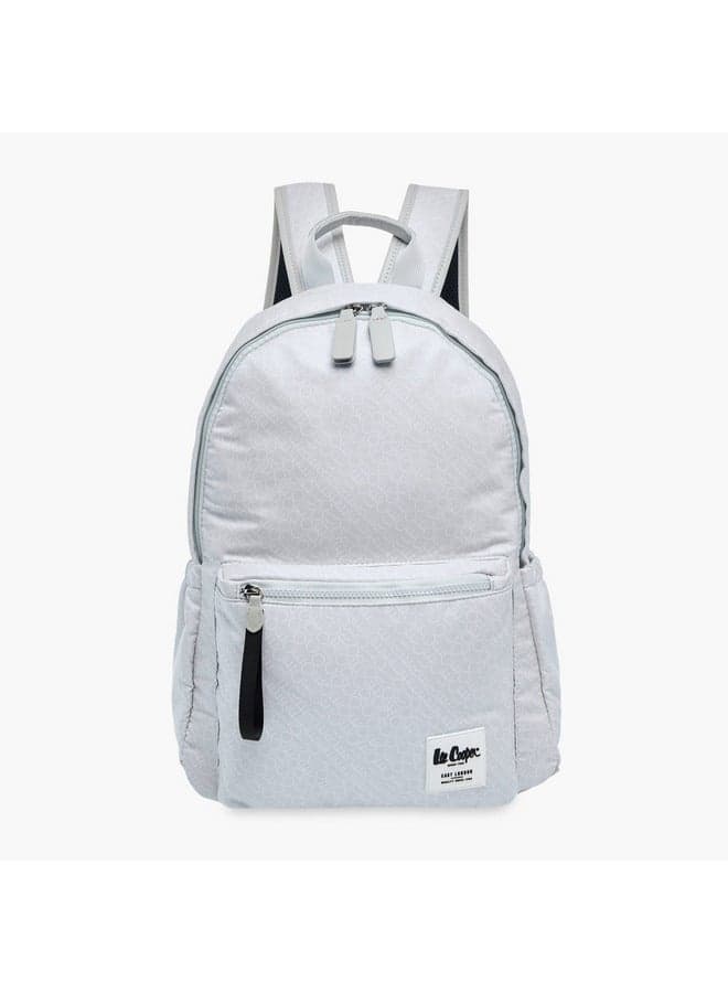 Women Monogram Print Backpack 14x33x42 cm - Image 1