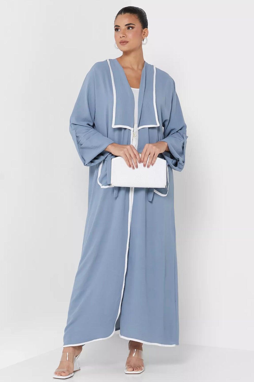 Pocket Detailed Abaya - Image 1