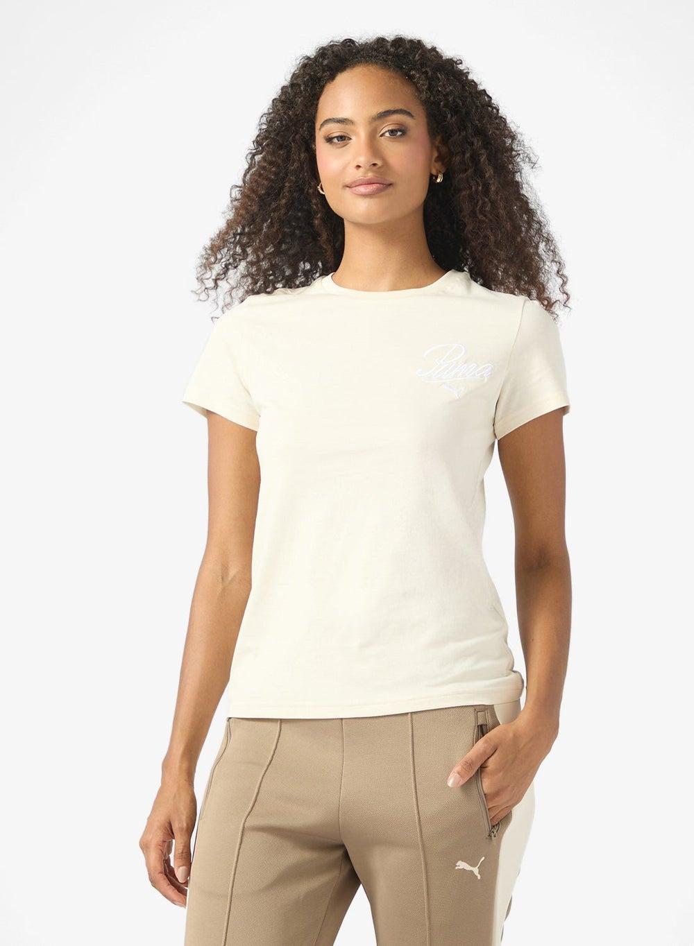 Essential Logo Script Women's Relaxed Fit T-Shirt - Image 1