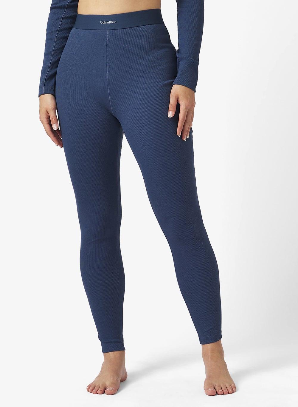 Casual Loungewear Leggings with Contrast Piping - Image 1
