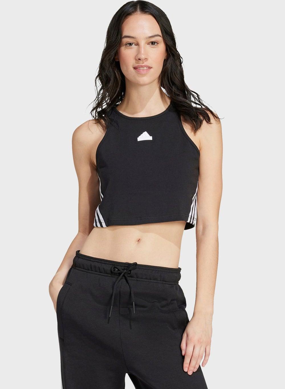 Future Icon 3 Stripe Cotton Blend Tank - Image 1