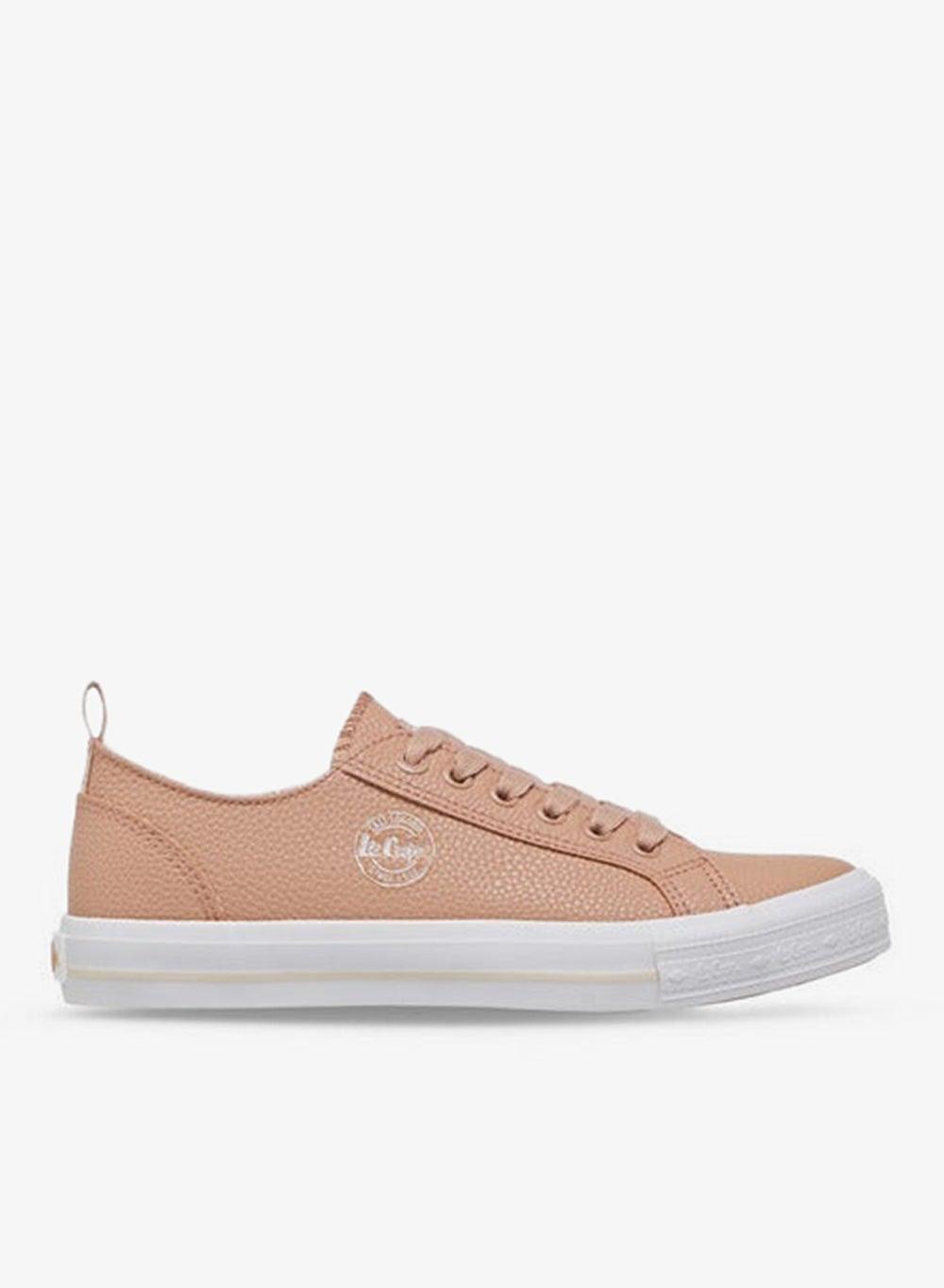 Women's Logo Detail Lace-Up Low-Top Sneakers - Image 1