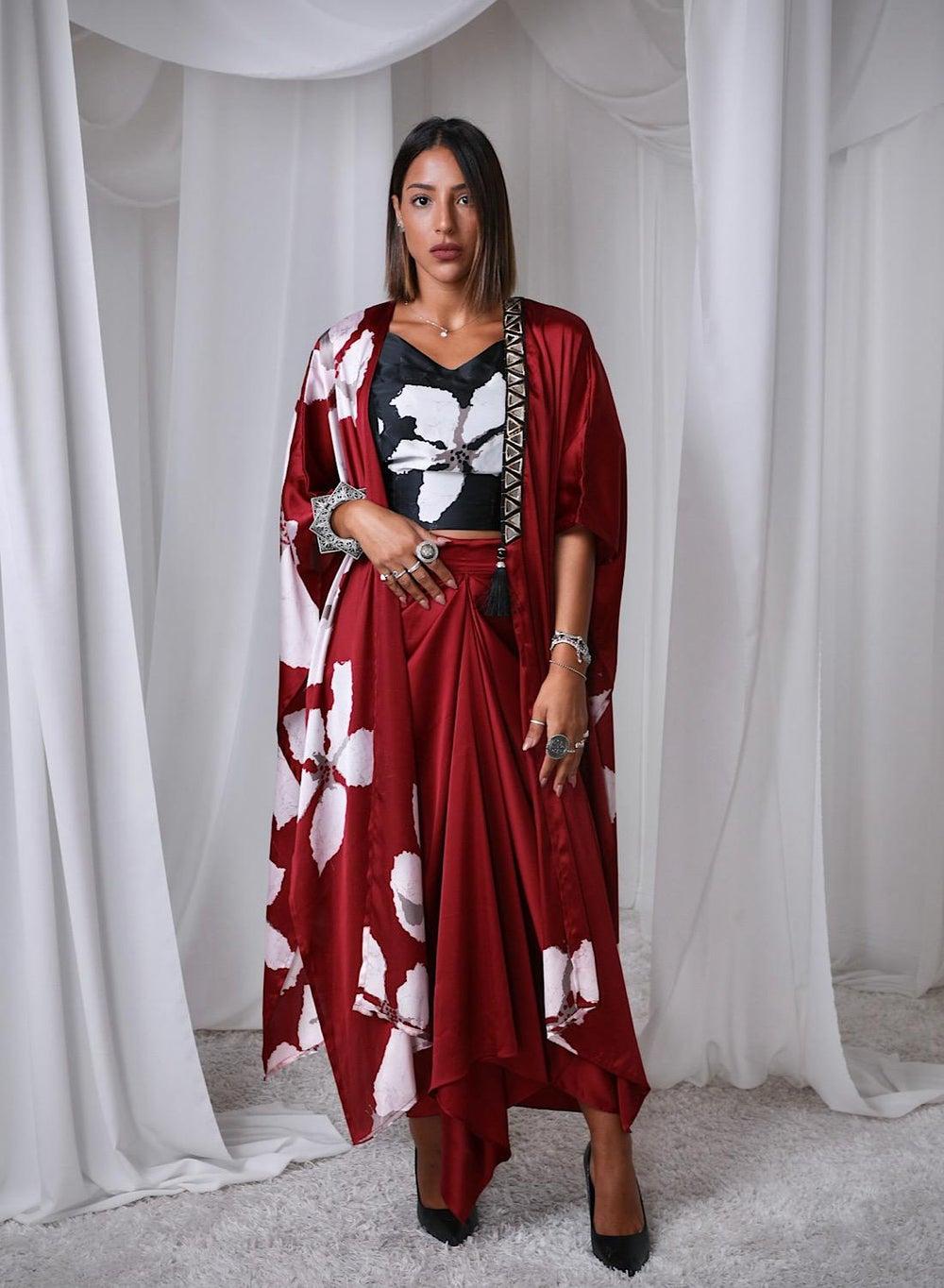 Cape Dress Set for Women - Image 1