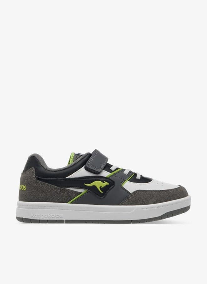Women's Panelled Hook and Loop Sports Sneakers - Image 1