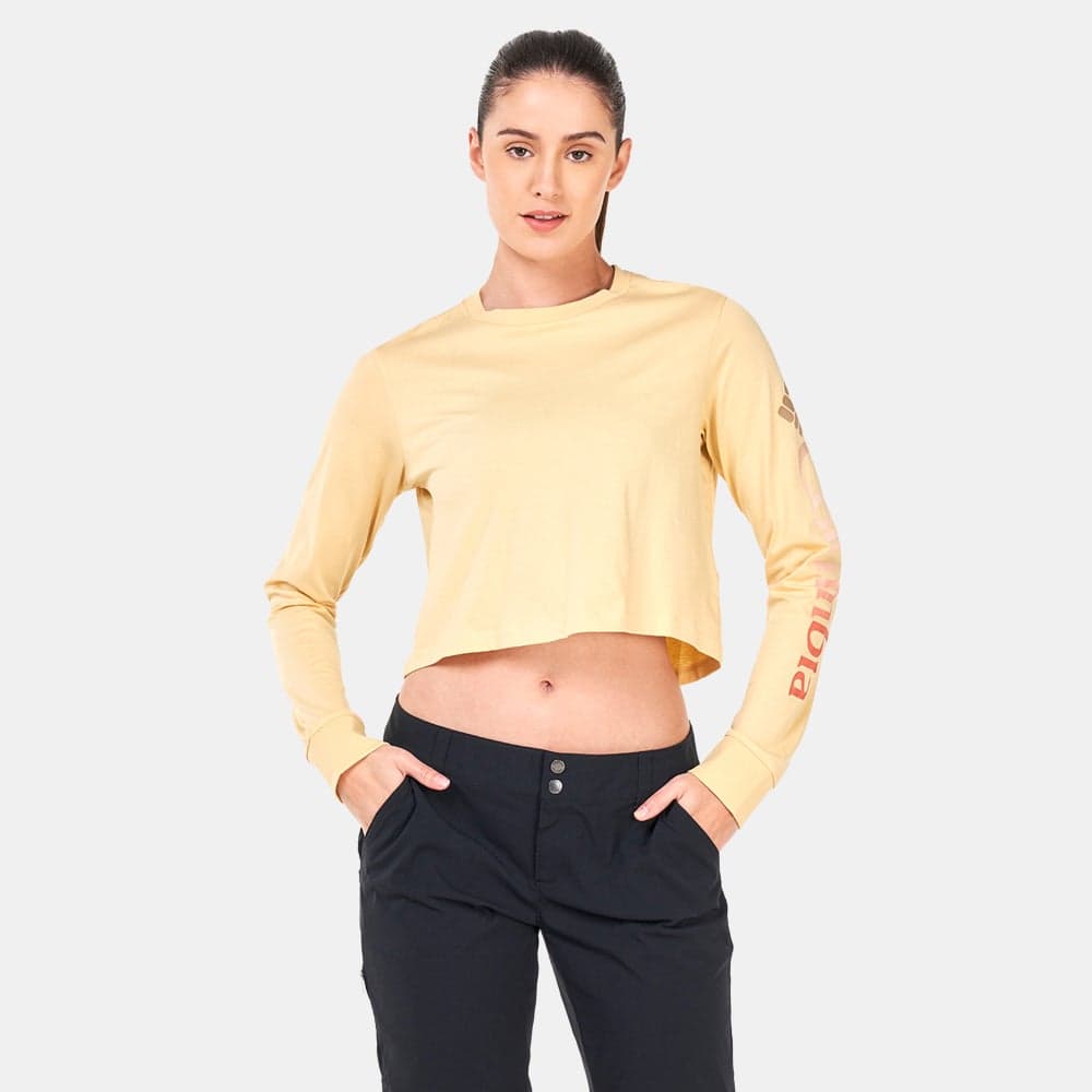 Women's North Cascades™ Long Sleeve Printed Cropped T-Shirt - Image 1