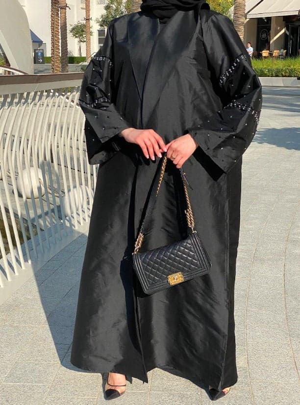 Flared Sleeve Abaya - Image 1