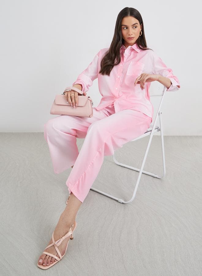Women Ombre Effect Shirt and Pants Co-ords - Image 1