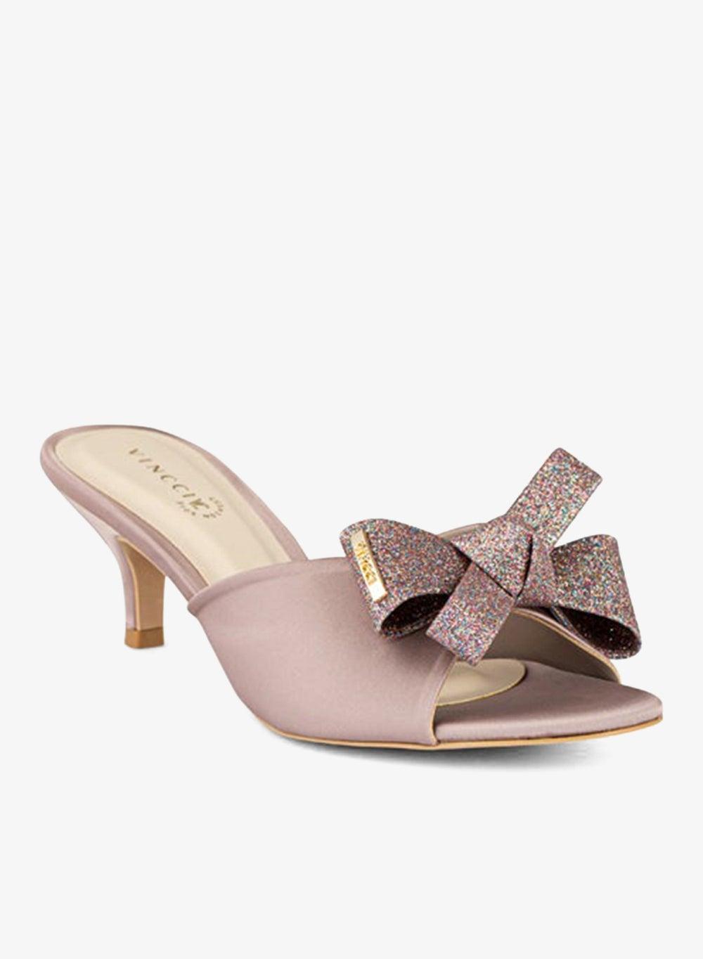 Women One Strap Mid Heel Sandals - Image 1