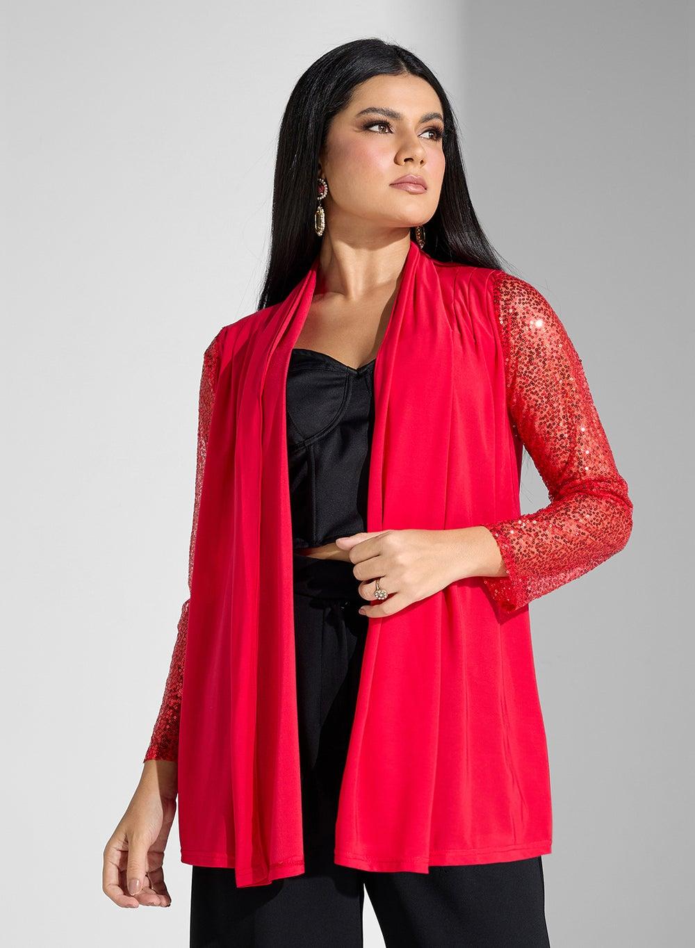 Women’s Long Sleeve Polyester Jacket - Image 1