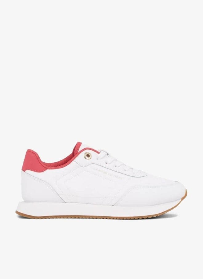 Leather Colour-Pop Runner Sneakers for Women - Image 1