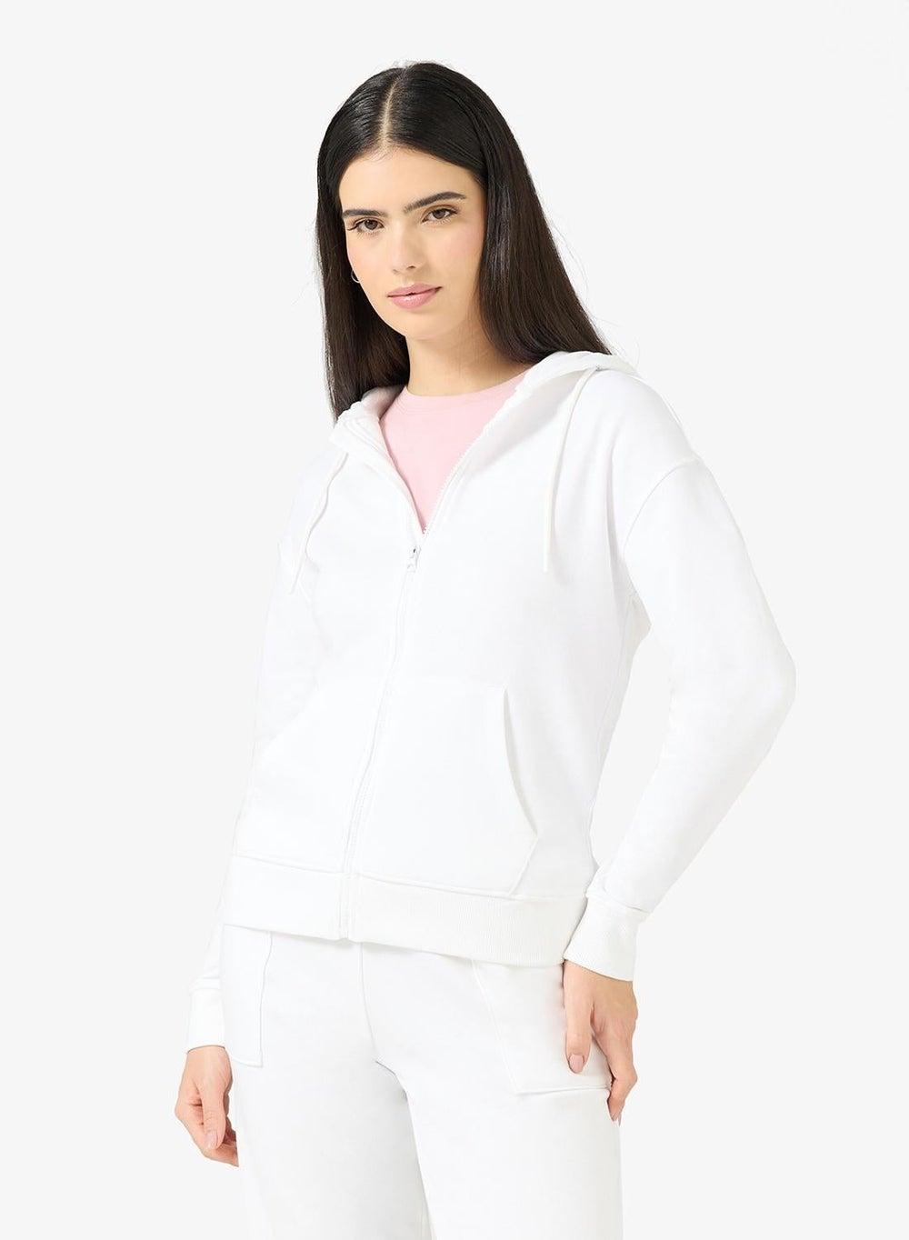 Women's Classic Full-Zip Hoodie with Kangaroo Pocket - Image 1