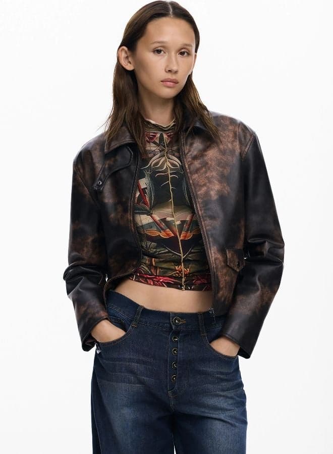 Women’s Woven PU Overcoat - Image 1