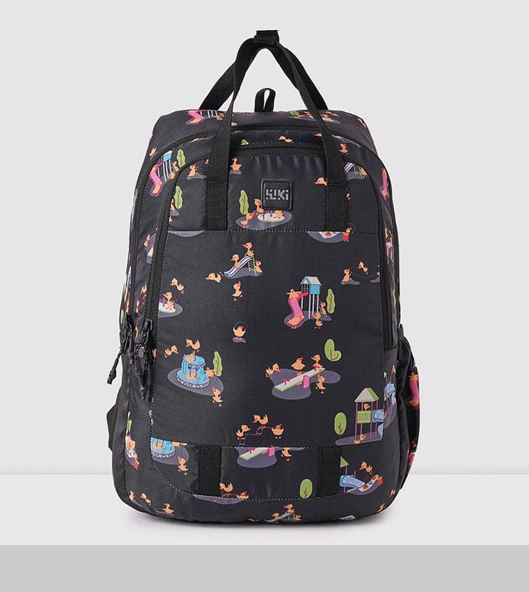 Wiki Champ 3 Ducks Black Backpack - Image 1