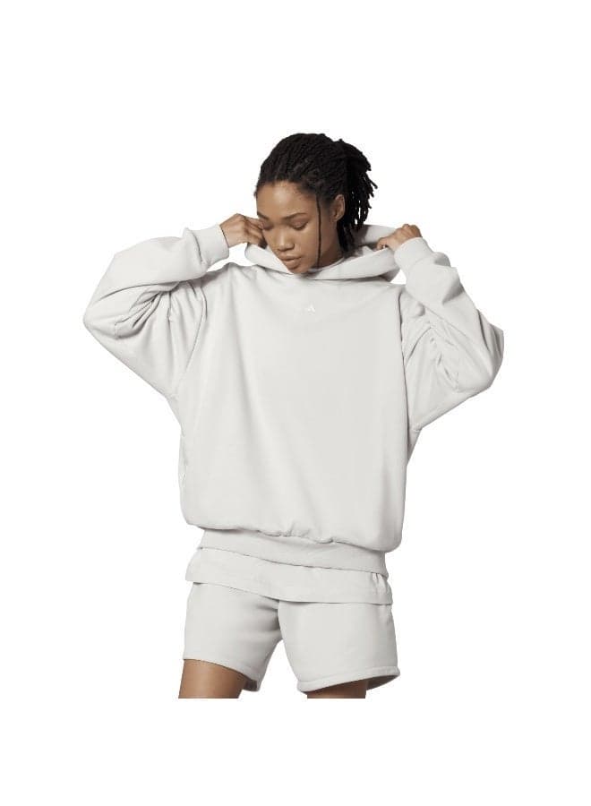 adidas Basketball Women's Cotton-Blend Pullover Hoodie - Image 1
