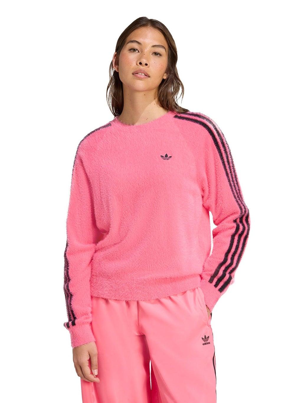 Adicolor Holiday Knitted Sweatshirt with Crochet Details - Image 1