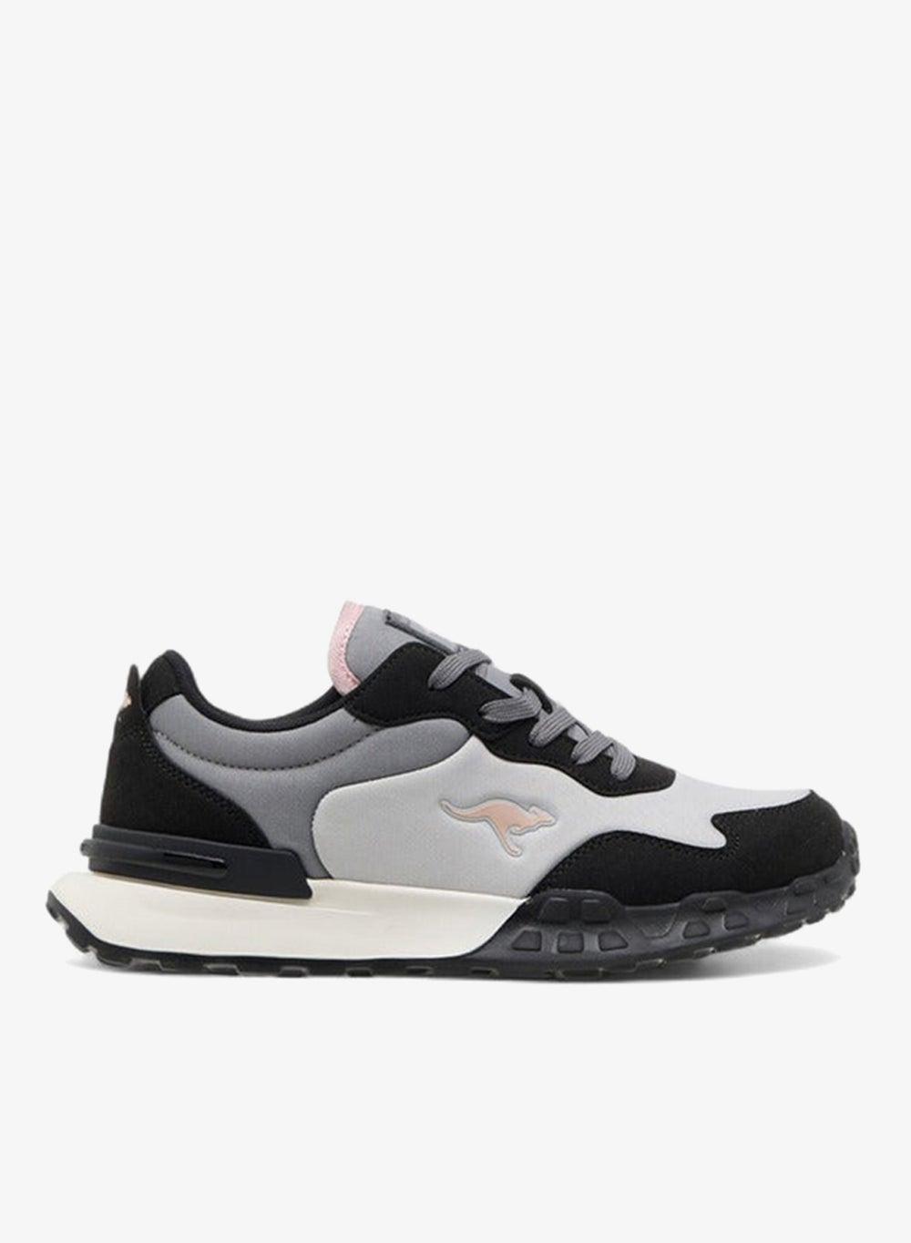 Women's Panelled Lace-Up Low-Top Sports Shoes - Image 1