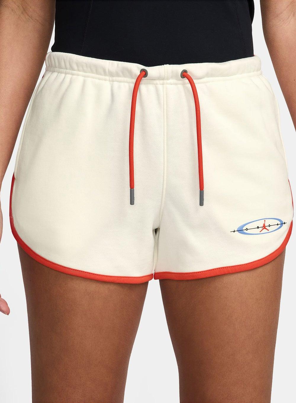 W J Brk Flc Ft Graphic Midrise Shorts - Image 1