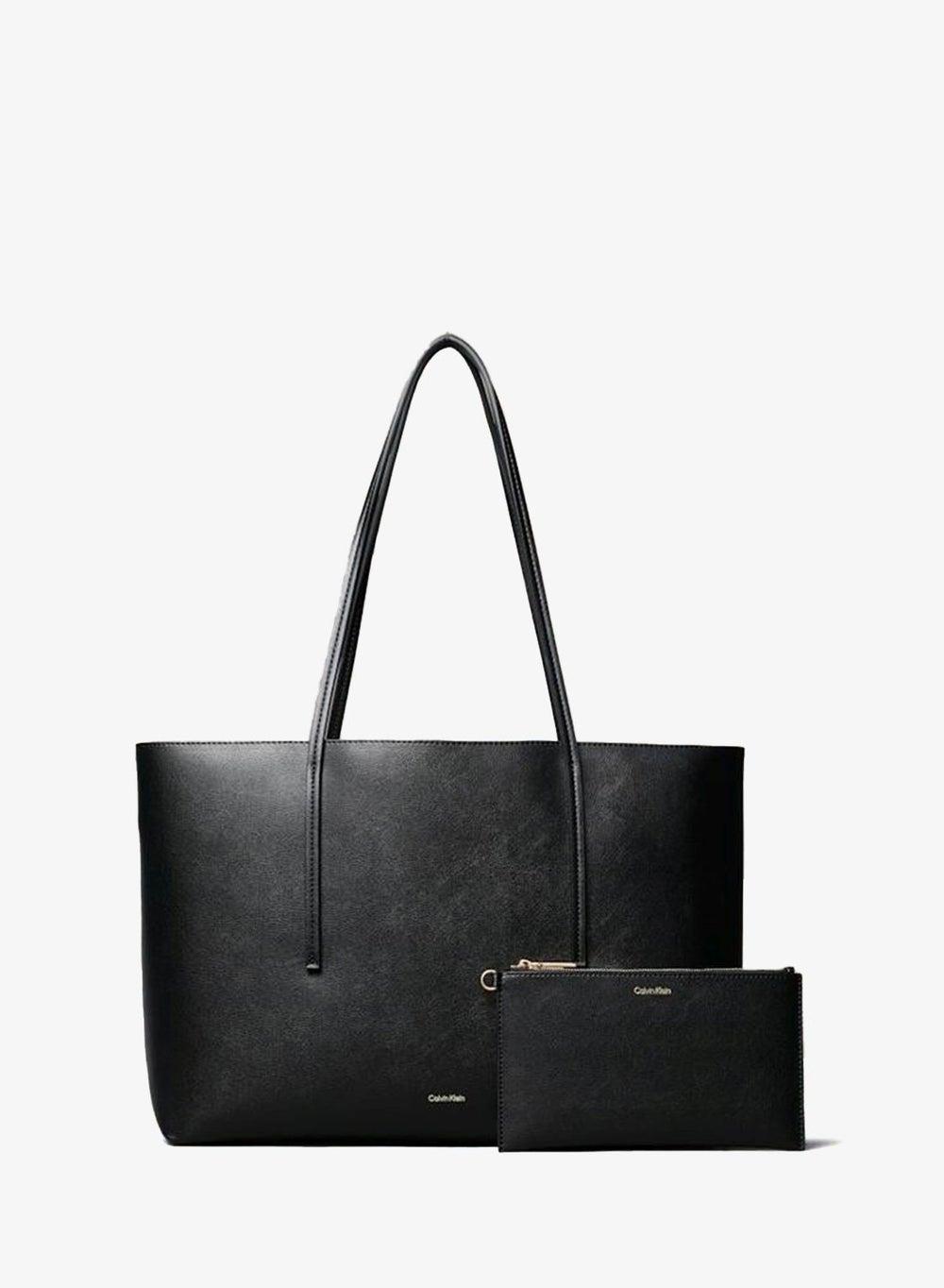 Foil Logo Tote Bag With Matching Pouch - Image 1