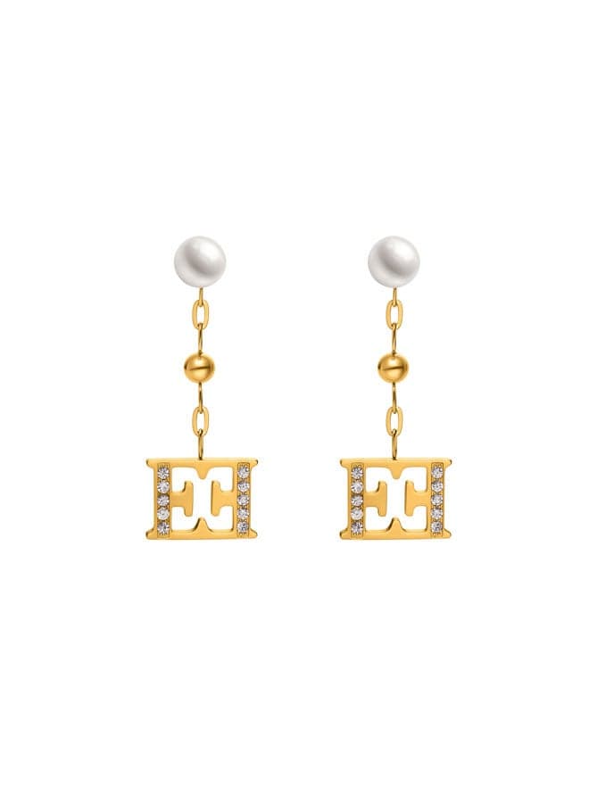 Florence Gold Plated Drop Earrings for Women - Image 1