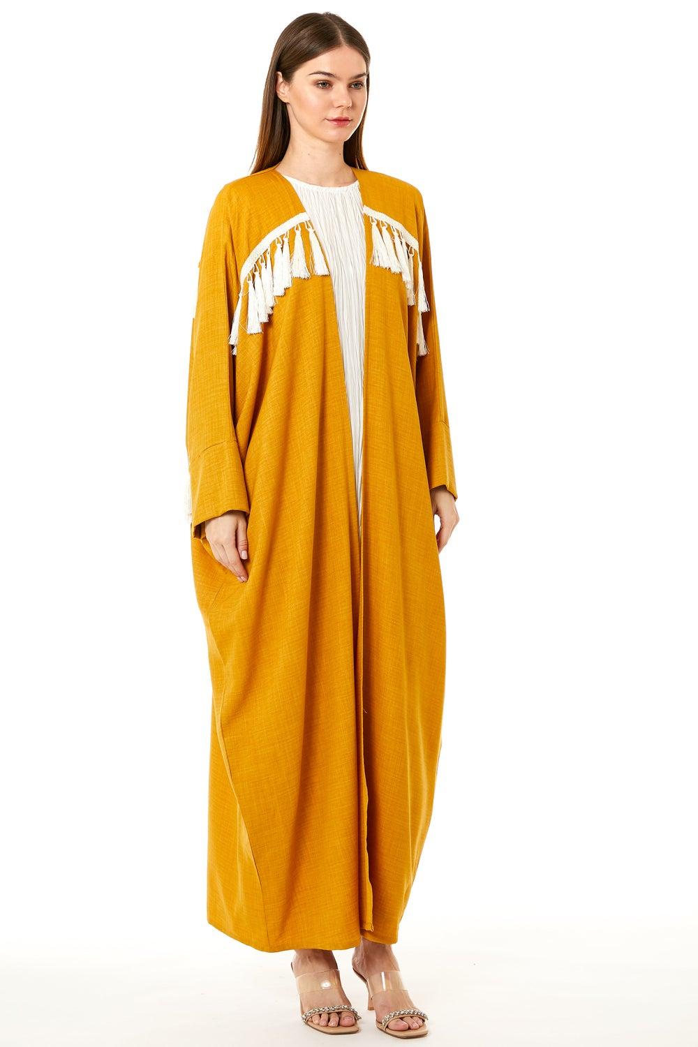 Open Front Abaya for Effortless Layered Modesty - Image 1